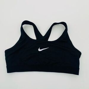 Nike Girls dri-fit Black Sports Bra | large